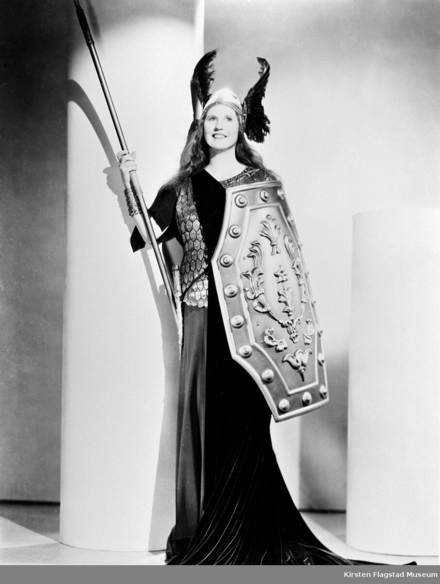 Kirsten Flagstad as Brünnhilde in Die Walküre