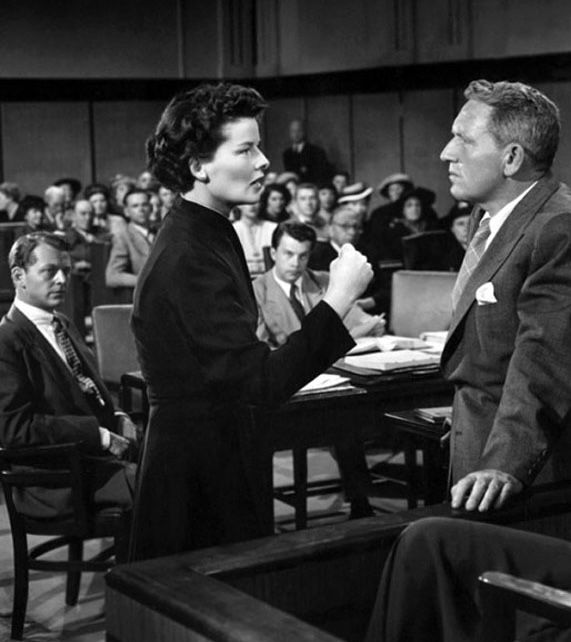 Katherine Hepburn, Spencer Tracy and Judy Holiday in the movie Adam’s Ribs directed by George Cukor